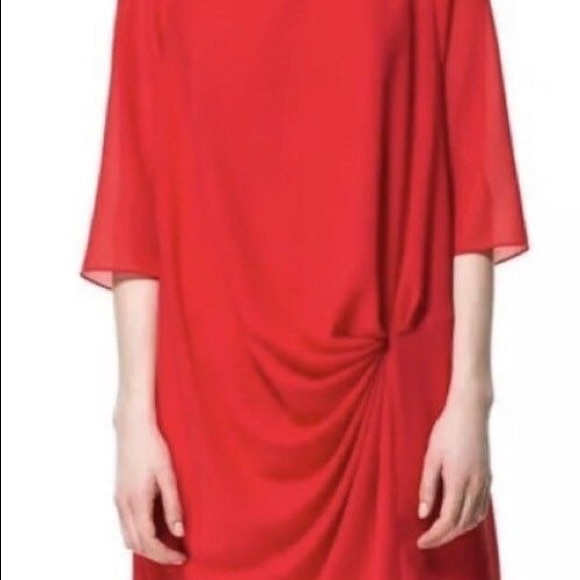 Zara red shift dress XS - Picture 2 of 4